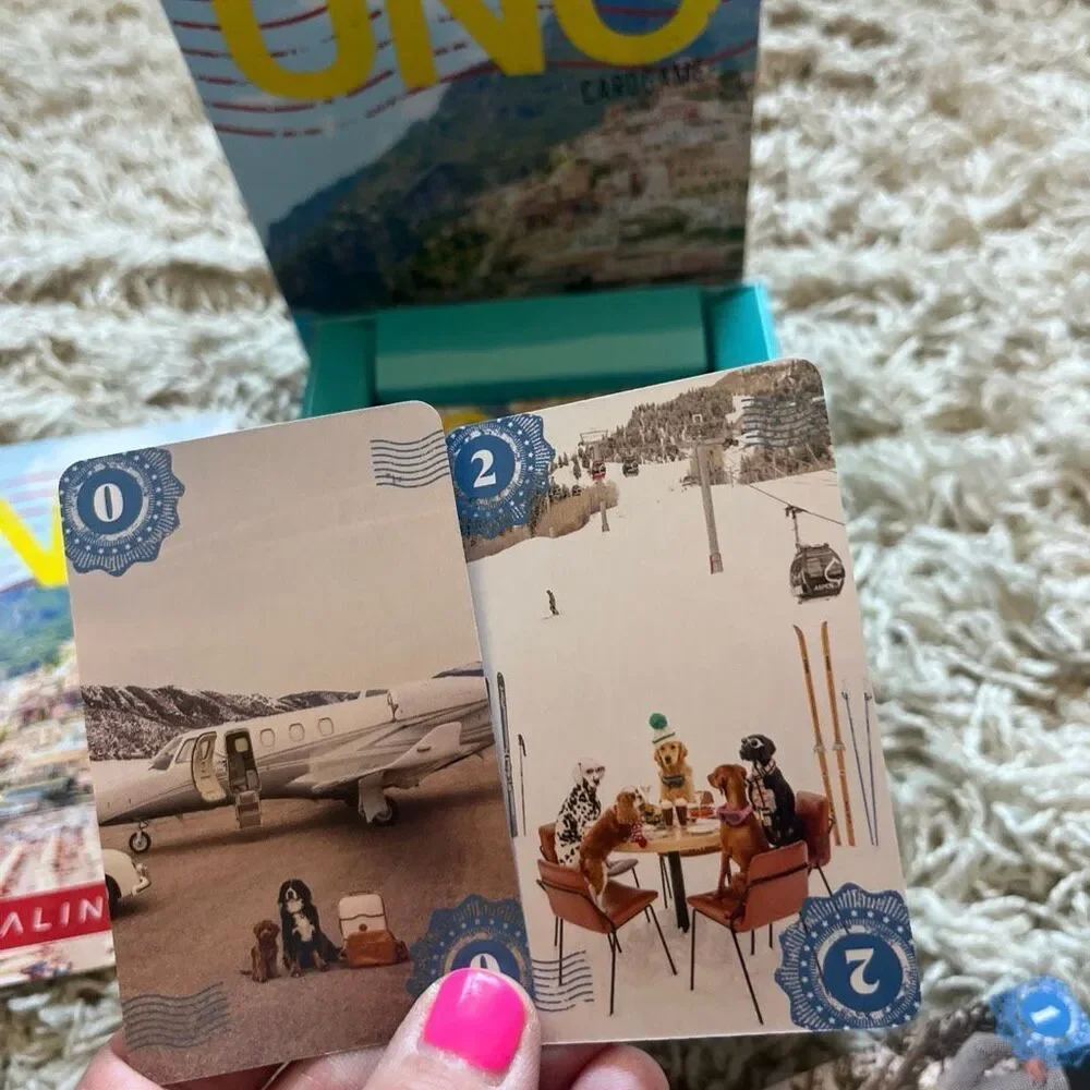 Mattel Uno Artiste Series Gray Malin Collectible Card Game And Postcards Open Bo